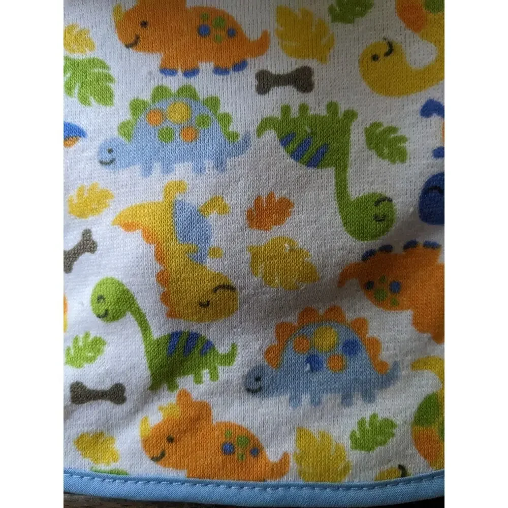 Parent Choice Embroidered Embroidery Dinosaur Baby 2 Pack Bibs THANK HEAVEN BOYS